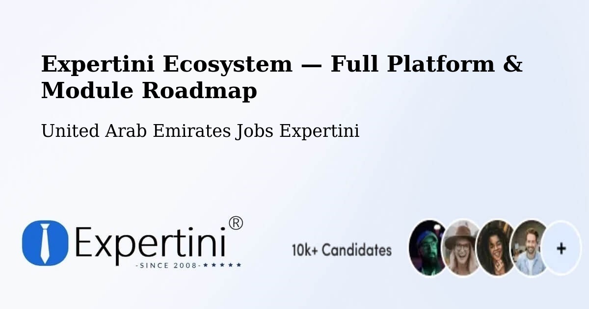 Expertini Ecosystem — Full Platform & Module Roadmap – Murbaḩ