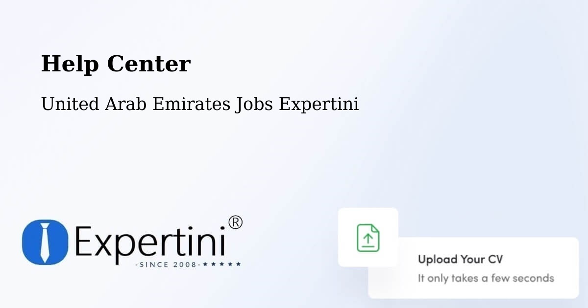 Help Center – Murbaḩ - United Arab Emirates Jobs Expertini